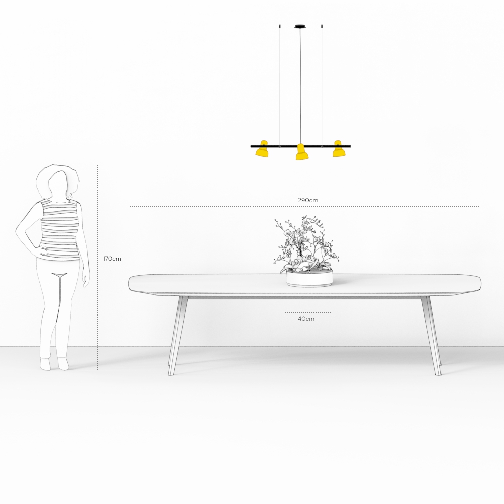 Lustre ESCRIBA 3 - Latão - Imagem 3