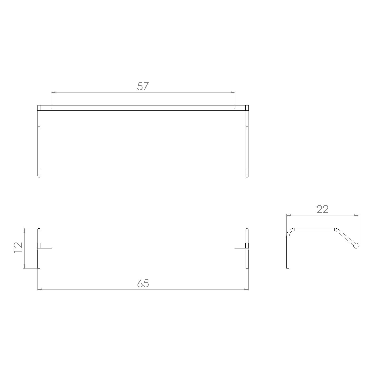 Arandela TARSILA 60 LED - Latão