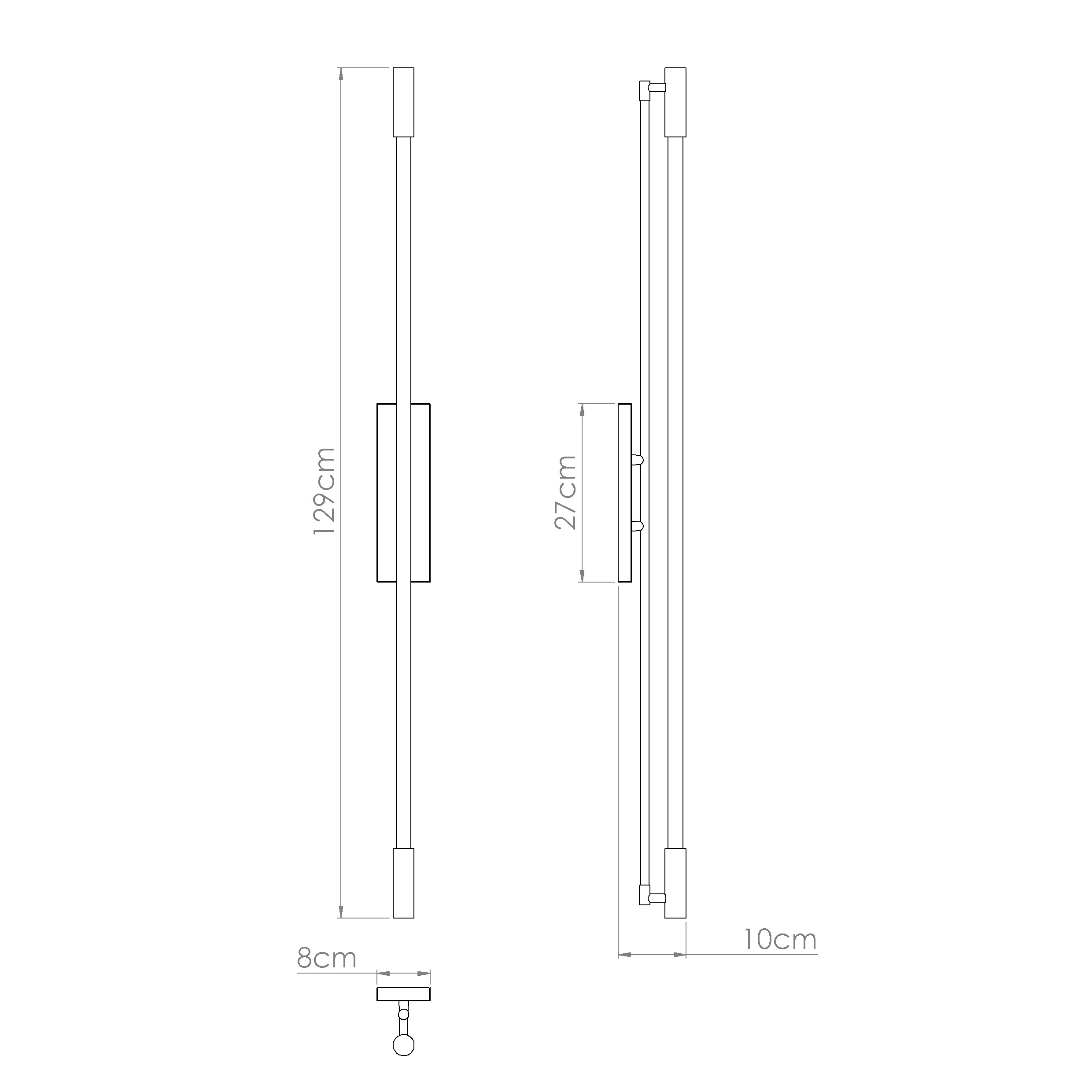 Arandela SLIM 120 - Pintura