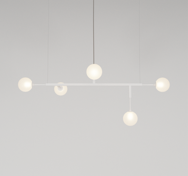 Lustre CINQUE 100 GLASS - Latão - Imagem 6