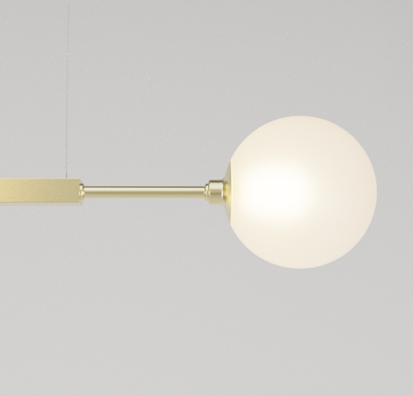Lustre CINQUE 100 GLASS - Latão - Imagem 10