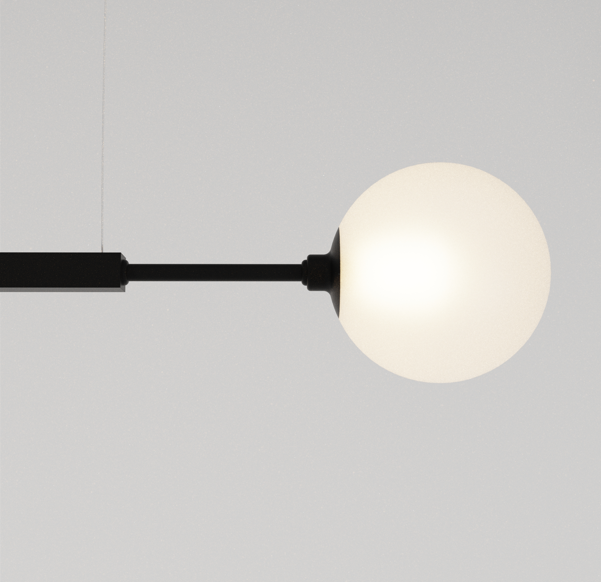 Lustre CINQUE 100 GLASS - Latão - Imagem 3