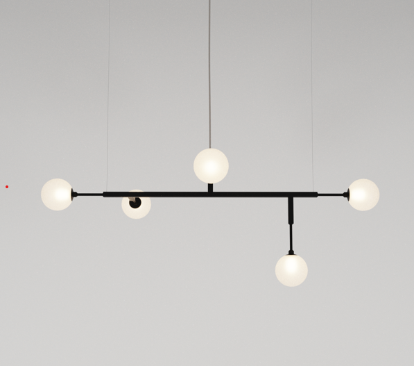 Lustre CINQUE 100 GLASS - Latão - Imagem 2